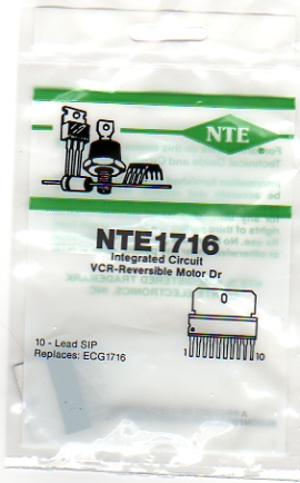 NTE1716 - IC Motor Control (Replacement LB1645)